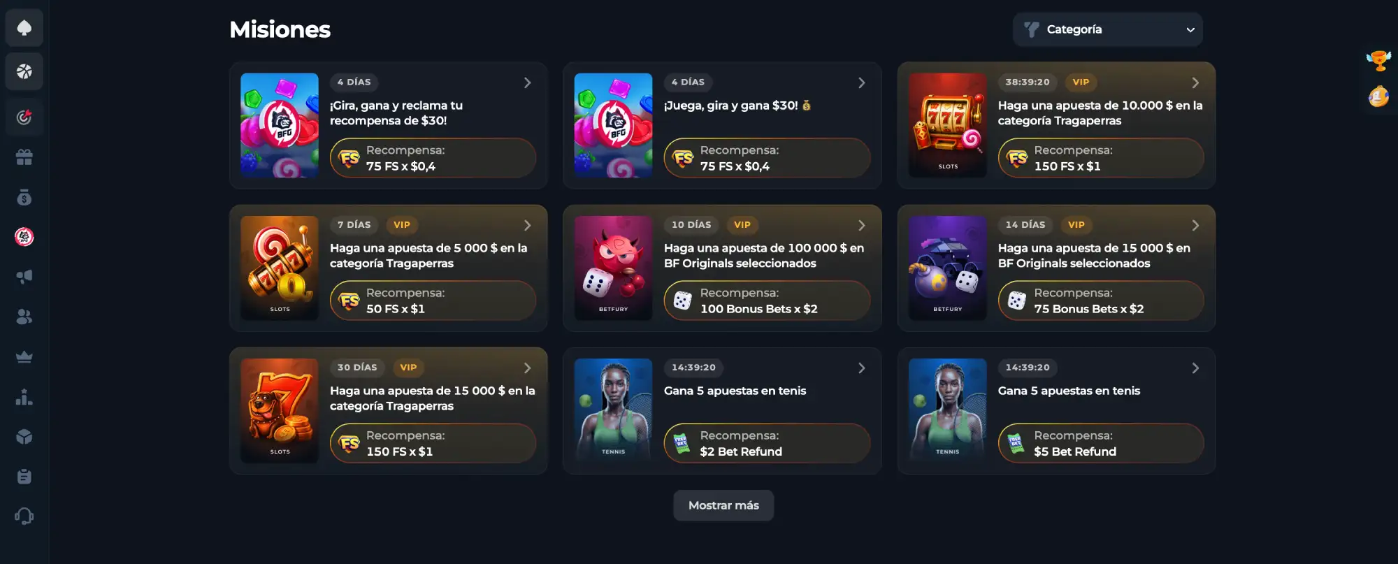 Promociones y bonos especiales de BetFury