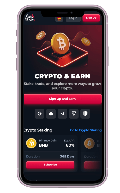 BetFury Casino España en un teléfono móvil
